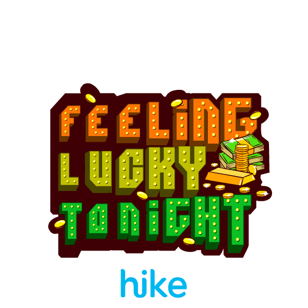 Feeling Lucky Festival Sticker by Hike Sticker Chat