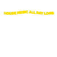 House Music Clouds Sticker by Exchange LA