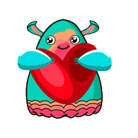 In Love Children Sticker