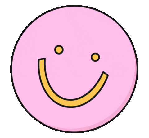 Happy Smiley Face Sticker by Nora Fikse