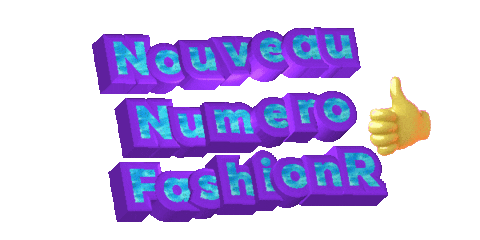 Abjcom giphyattribution nouveau numero fashionr Sticker