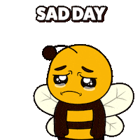 Sad Plan B Sticker by Plan Bee Studios