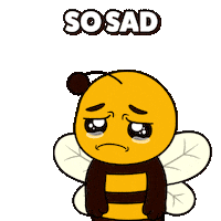 Sad Plan B Sticker by Plan Bee Studios