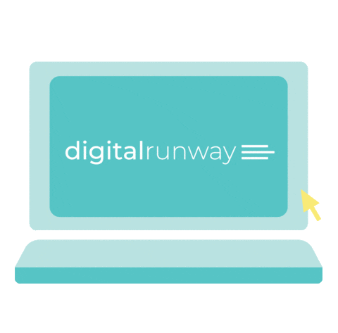 digitalrunway giphyupload branding graphic design web design Sticker