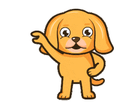Dog Sticker by KingPuppy