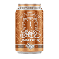 Wichitabrewco beer beer can wbc amber ale Sticker