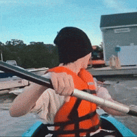 Canoe Laughing GIF