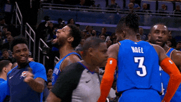 yell russell westbrook GIF by NBA