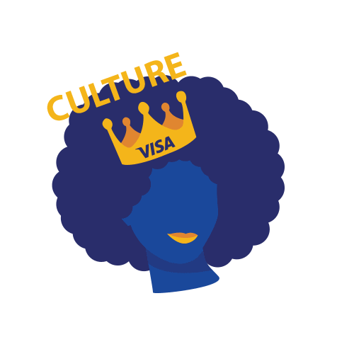 Hair Sticker by Visa South Africa