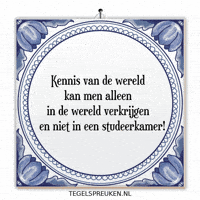 Wijsheid Spreuk GIF by Tegelspreuken.nl