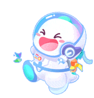 Dino Happy Dance Sticker by Bigo Live
