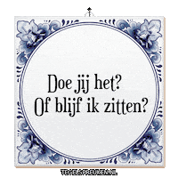Humor Spanning Sticker by Tegelspreuken.nl