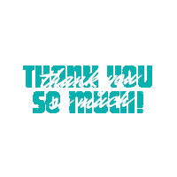 Thanks Thank You Sticker by StiQ