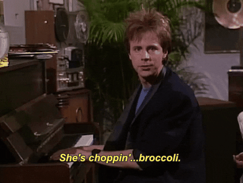 dana carvey choppin broccoli GIF by Saturday Night Live