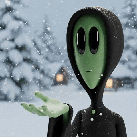 Snow Day GIF by Lonely Aliens