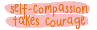 Words Courage Sticker by blurtitout