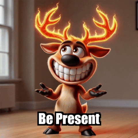 Mindfulness Be Present GIF by elkijahspark