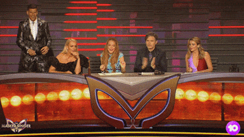 MaskedSingerAU lindsay lohan dannii minogue jackie o maskedsingerau GIF