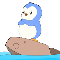 Proud Water Sticker by Pudgy Penguins