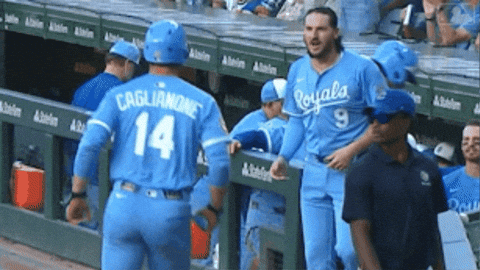 Home Run Celebration GIF by Kansas City Royals