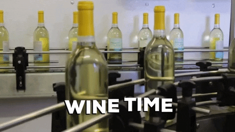 krystalinamedia giphygifmaker wine winery whitewine GIF