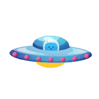 Space Shopping Sticker by Bookly