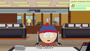 sitting stan marsh GIF by South Park 