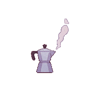 azulitastudio coffee cozy moka azulitastudio Sticker