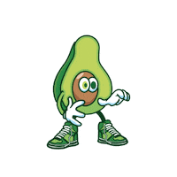 Avocado Avocat Sticker by Enkreprinte