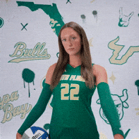 South Florida Volleyball GIF by USF Athletics