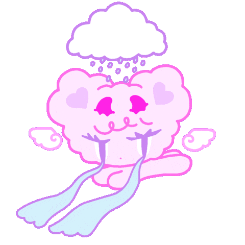 Sad Pink Sticker by Lilac's World