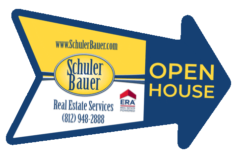 SchulerBauer giphyupload real estate arrow realtor Sticker