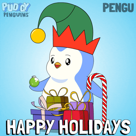 Merry Christmas GIF by Pudgy Penguins