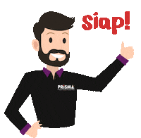 prismaadvert indonesia sales employee siap Sticker
