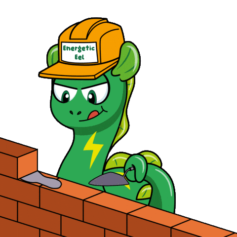 Charging Electric Eel Sticker by VeeFriends