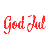 God Jul Snø Sticker