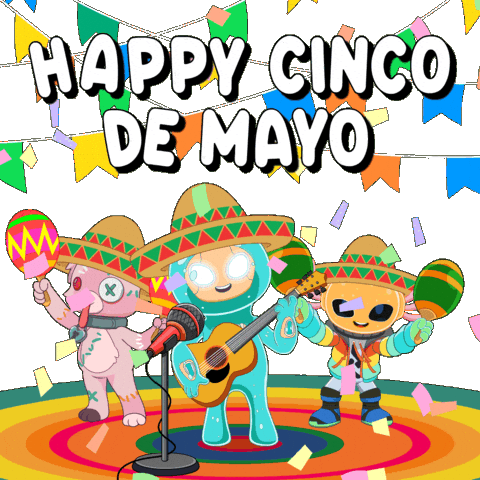 Cinco De Mayo Festival Sticker by Masters of Mayhem