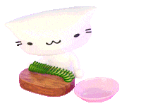 Cat Heart Sticker by Cindy Suen