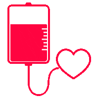 Heart Plasma Sticker by Organspende BZgA