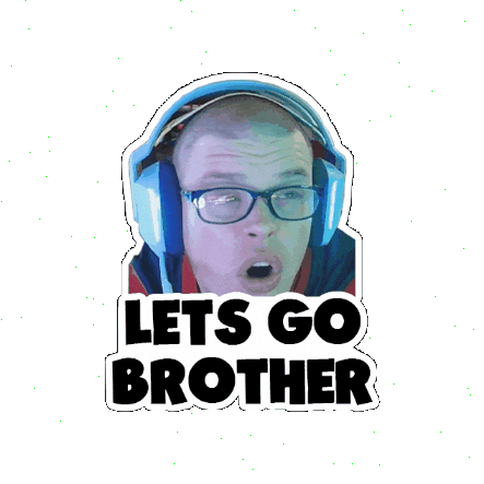 BrotherCoin giphygifmaker sketch brother whats up brother Sticker