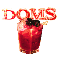 Domsbrickell bar miami cocktail shots Sticker