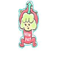 m_m_oekakigram new post newpost character Sticker