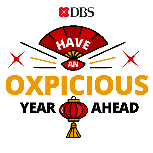 Orange Drum Sticker by DBS Bank Ltd