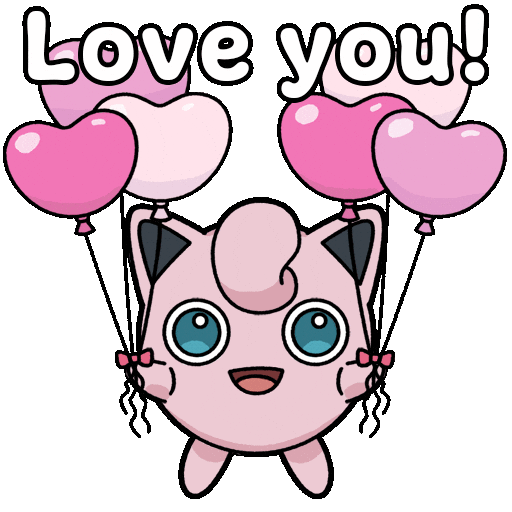I Love You Hearts Sticker by Pokémon_JPN