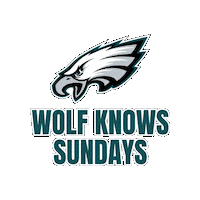 Nfl Eagles Sticker by Wicked Wolf Philly