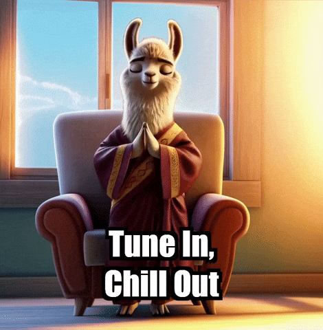Tune In Chill Out GIF by dalaillamazen