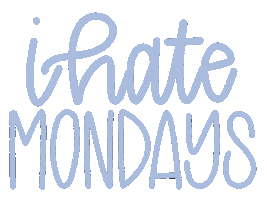 LexieAF monday monday morning mon i hate mondays Sticker