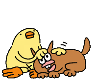Bird Chicken Sticker by ぴょろりんちょ（ひよこ人間ぴよ）