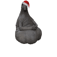 Christmas Santa Sticker by Pentakill Studios