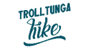 Trolltunga-Active hiking hike odda trolltunga Sticker
